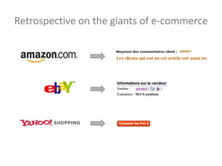 Retrospective on the giants of e-commerce