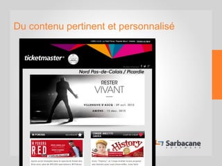 Du contenu pertinent et personnalisé
 