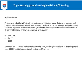 Valuable A/B Tests to Conduct on an eCommerce Site