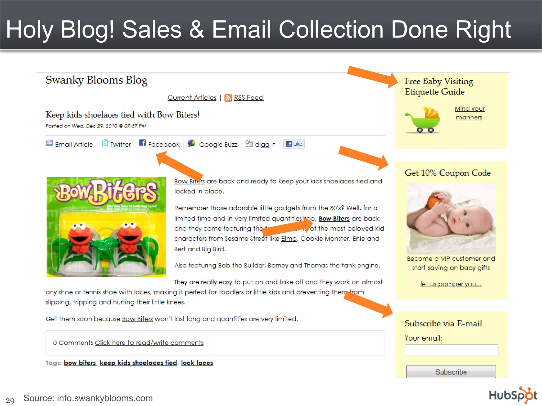 Holy Blog! Sales & Email Collection Done Right




29   Source: info.swankyblooms.com
 