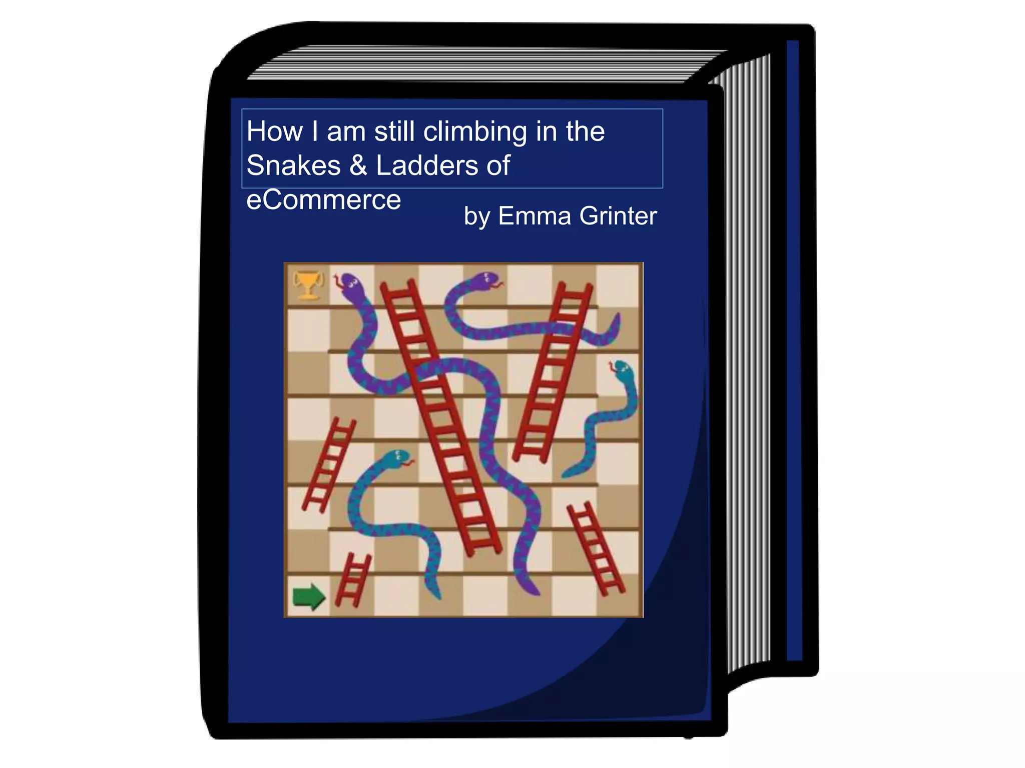 How I am still climbing in the
Snakes & Ladders of
eCommerce
by Emma Grinter
 