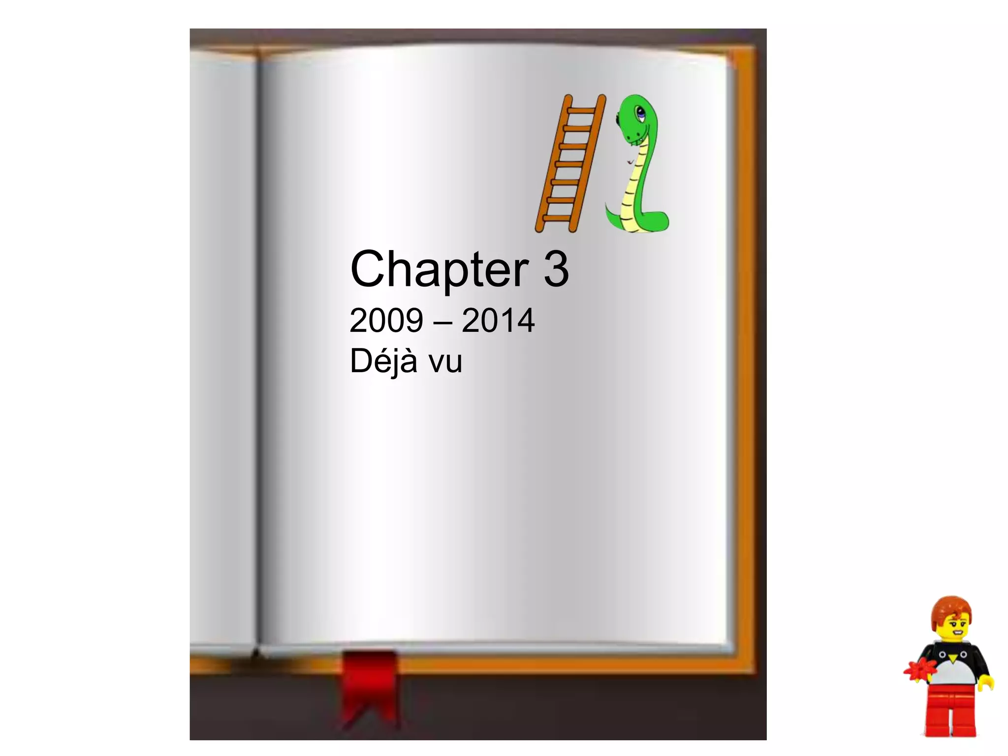Chapter 3
2009 – 2014
Déjà vu
 