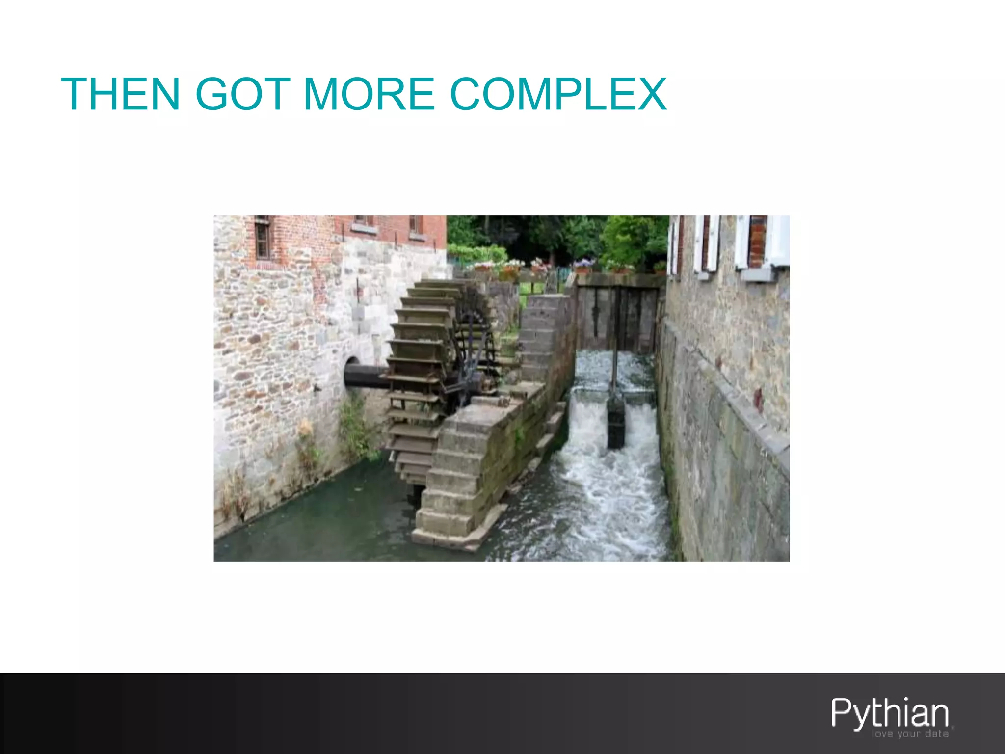 THEN GOT MORE COMPLEX
 