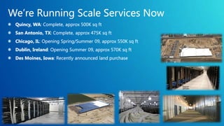 We’re Running Scale Services Now
 
