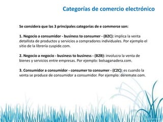 E-commerce Conceptos basicos y marco juridico