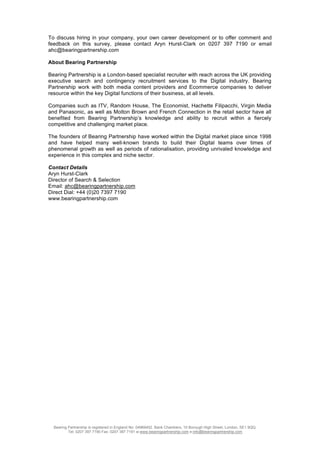 Ecommerce Confidence Report  2009