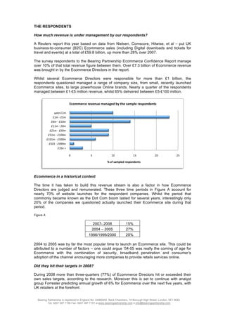 Ecommerce Confidence Report  2009