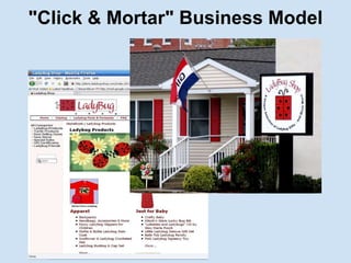 &quot;Click & Mortar&quot; Business Model <ul><li>  </li></ul>