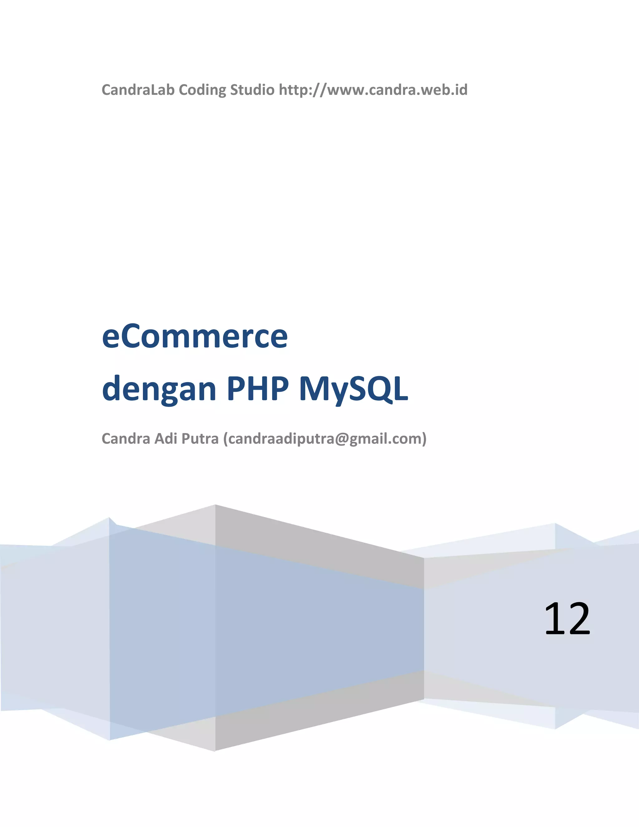 E commerce dengan php mysql | PDF