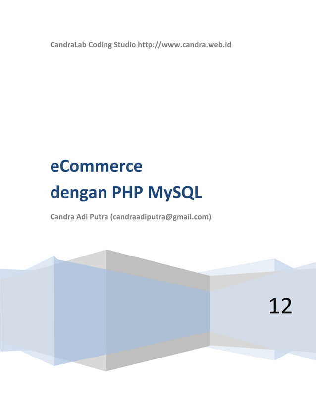 E commerce dengan php mysql | PDF