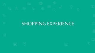 SEARCH ENGINE RANKINGS
SHOPPING EXPERIENCE
3
 