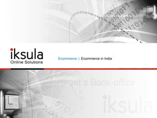 Ecommerce :: Ecommerce in India
 