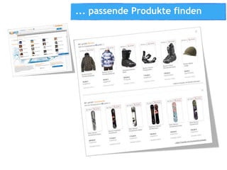 ... passende Produkte finden
 
