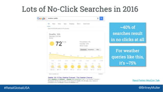 Rand Fishkin MozCon Talk
#RetailGlobalUSA @BritneyMuller
 