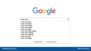 #RetailGlobalUSA @BritneyMuller
 