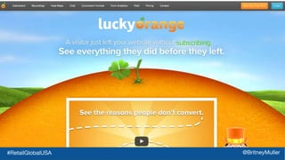 #RetailGlobalUSA @BritneyMuller
 