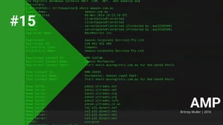 AMPBritney Muller | 2016
#15
 