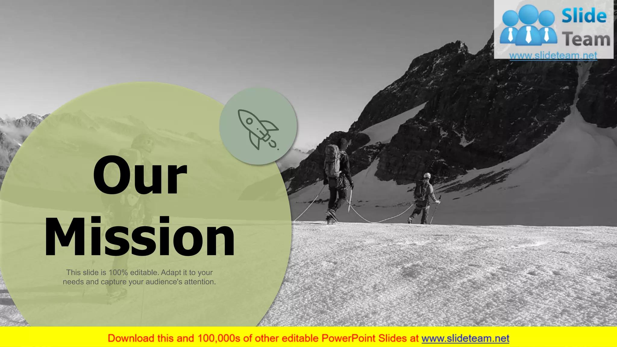 19
Our
MissionThis slide is 100% editable. Adapt it to your
needs and capture your audience's attention.
 