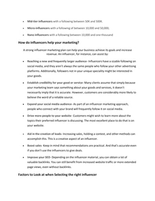 Ecommerce Influencer Marketing The Ultimate Guide for 2023 | DOCX