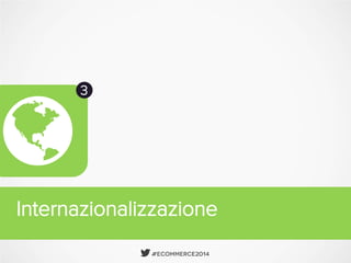  #Ecommerce2014
Internazionalizzazione
3

 
