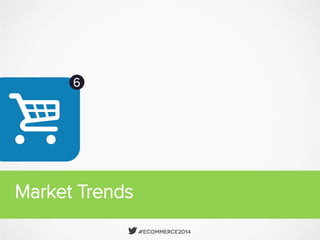  #Ecommerce2014
Market Trends
6
i
 