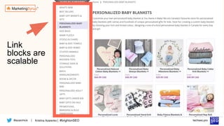 @azarchick Kristina Azarenko | #brightonSEO
| techseo.pro
Link
blocks are
scalable
 