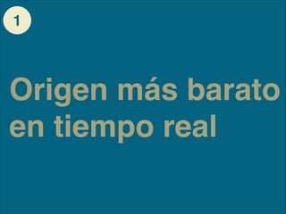 Origen más barato
en tiempo real !
1
 