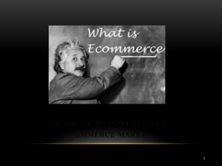 THEORETICAL ASPECTS OF US
E-COMMERCE MARKET
3
 