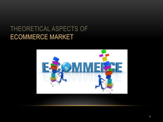 THEORETICAL ASPECTS OF
ECOMMERCE MARKET
4
 