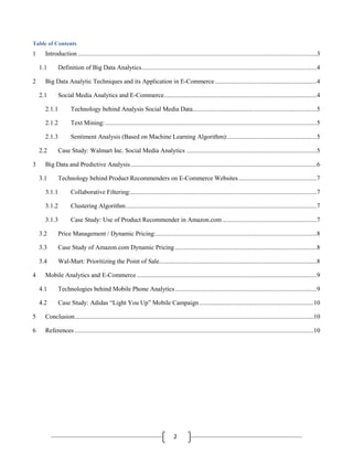 Big Data Analytics and its Application in E-Commerce | PDF