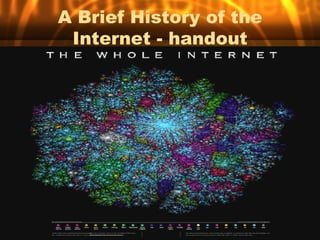 A Brief History of the
 Internet - handout
 