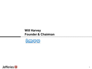 Will Harvey Founder & Chairman 5 