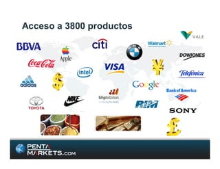 Acceso a 3800 productos
 