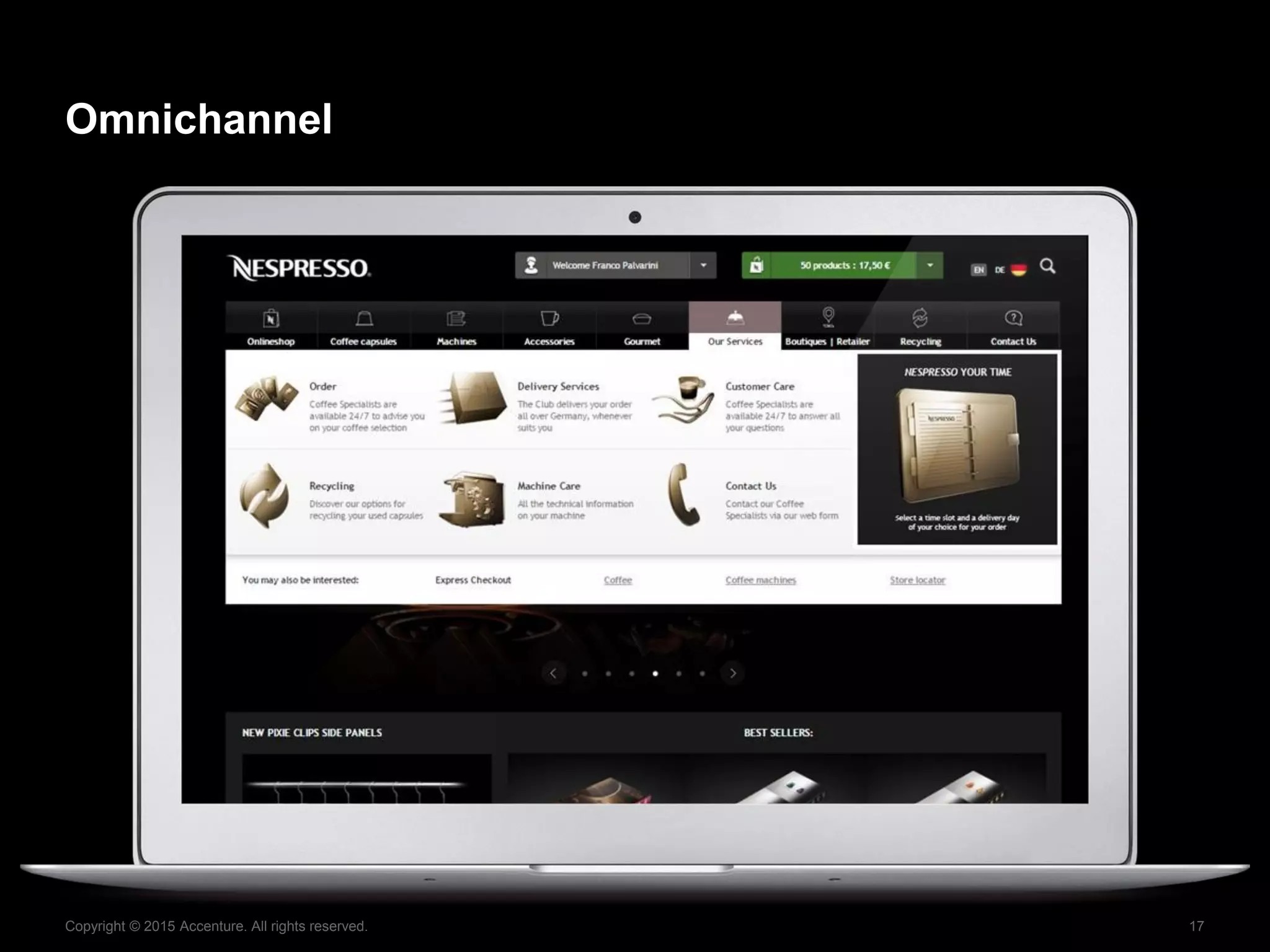 Copyright © 2015 Accenture. All rights reserved. 17
Omnichannel
 