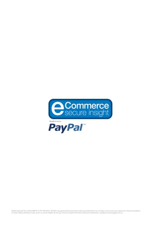 PayPal Australia Pty Limited ABN 93 111 195 389 (AFSL 304962). Any general financial product advice provided here has not ...