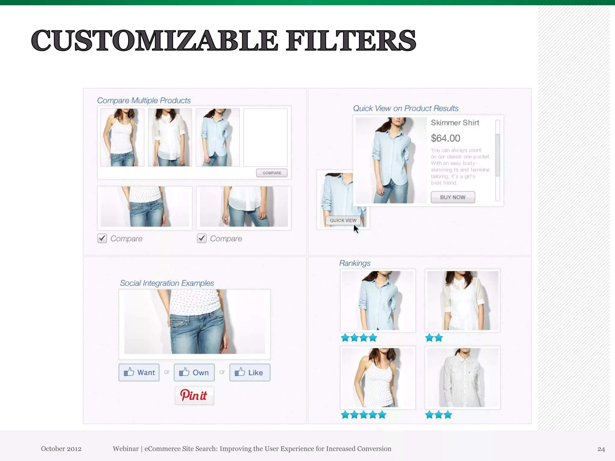 October 2012   Webinar | eCommerce Site Search: Improving the User Experience for Increased Conversion   24
 