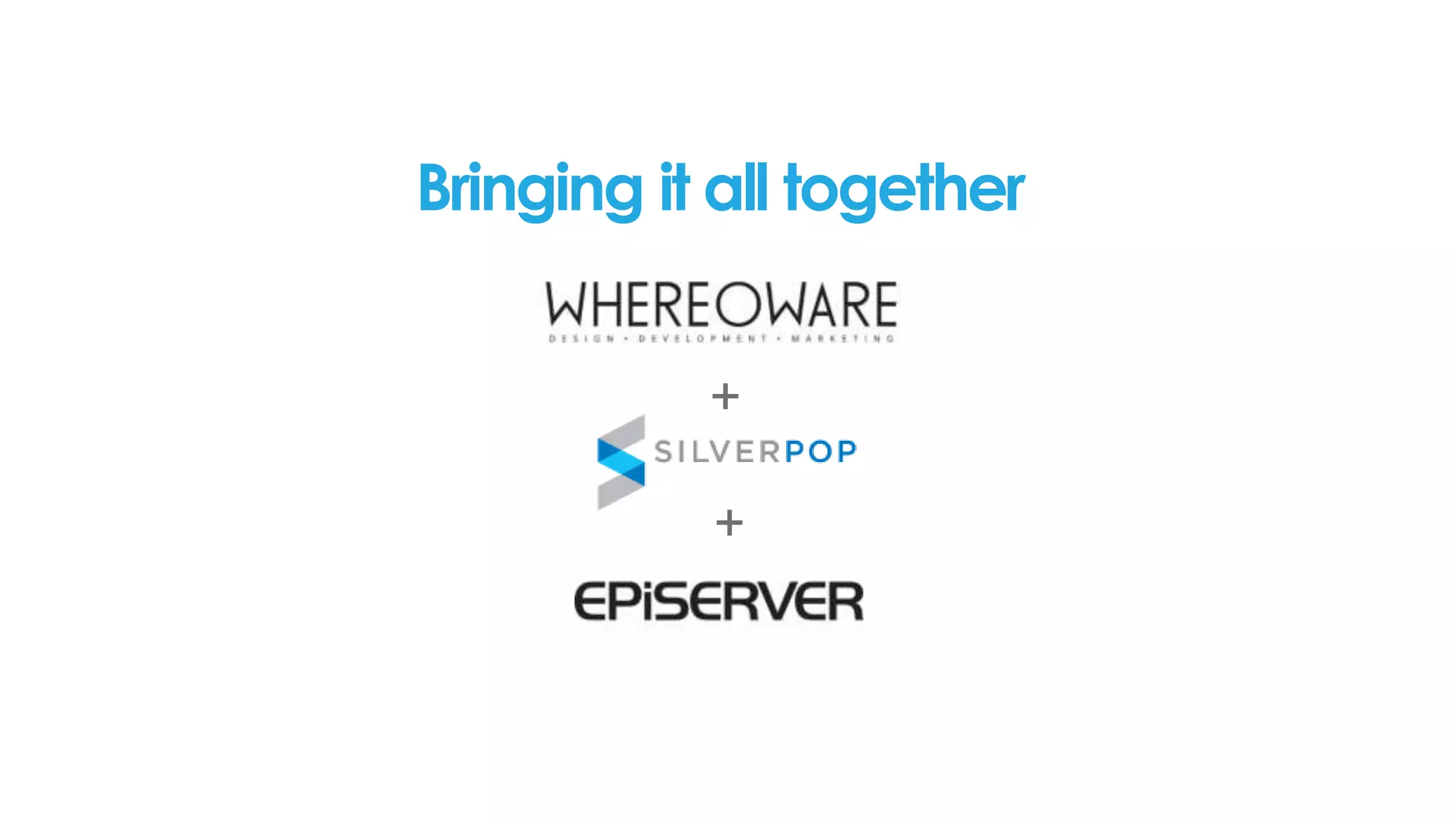 +
+
Bringing it all together
 