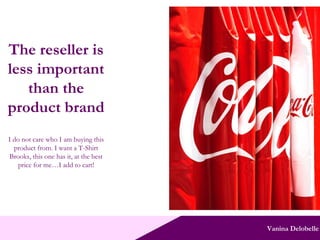 Vanina Delobelle The reseller is less important than the product brand I do not care who I am buying this product from. I want a T-Shirt Brooks, this one has it, at the best price for me…I add to cart! 