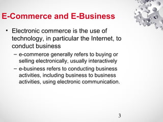Introduction to E-Commerce