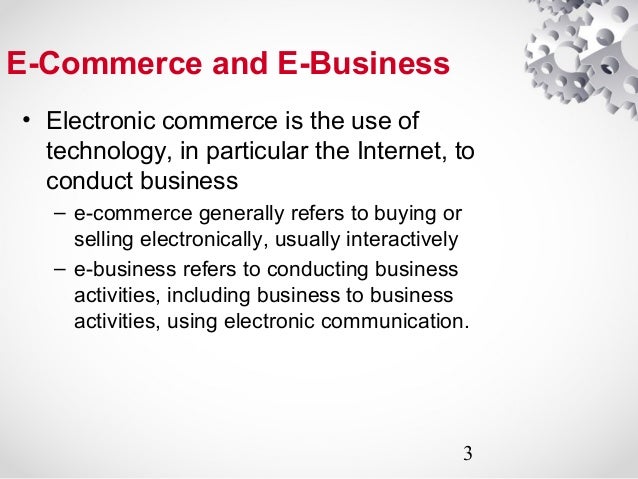 Introduction to ECommerce