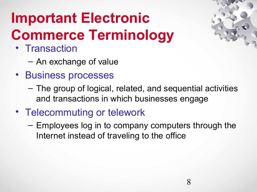 Introduction to ECommerce