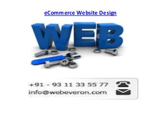 eCommerce Website Design
 