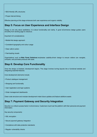 Ecommerce Website Development Services - Web Panel Solutions.pdf