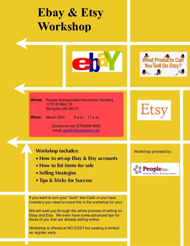 How To Sell On Ebay and Etsy