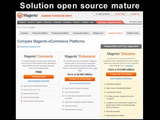 Mai 2011 Solution open source mature 