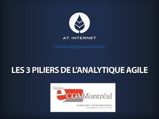 Les trois piliers de l’analytique agile pour le eCommerce - eCom Montréal 2012