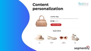 Content
personalization
 