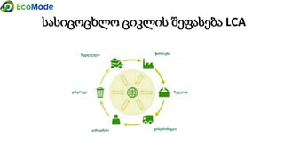 სასიცოცხლო ციკლის შეფასება LCA
 
