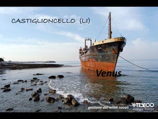 CASTIGLIONCELLO (LI)




                       Venus


                   gestione dei relitti navali
 