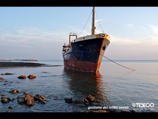 gestione dei relitti navali
 